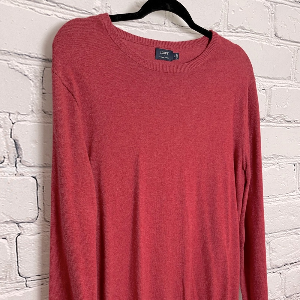 JCrew Men's Cotton Red Sweater